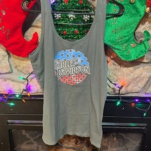 COPY - Harley Davidson tank , olive green , large